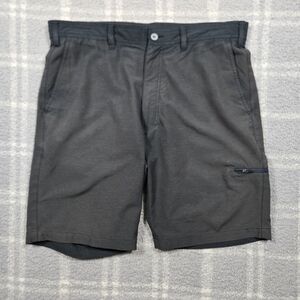 FootJoy 2019 Black Faded Flat Front Shorts W34